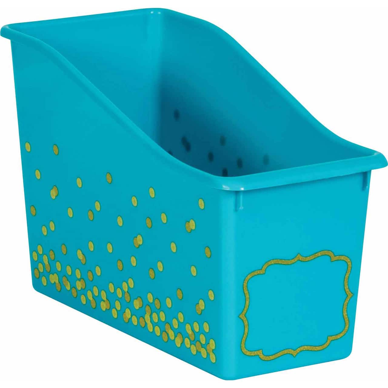 Teacher Created Resources Confetti Plastic Book Bin, 3ct.